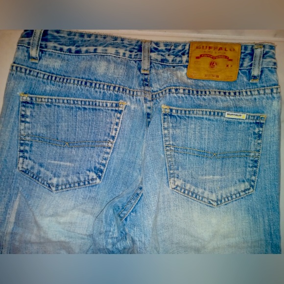 MENS Buffalo David Bitton Jeans X-Pert Driven Style Straight 28 Blue Faded Denim - Picture 11 of 14